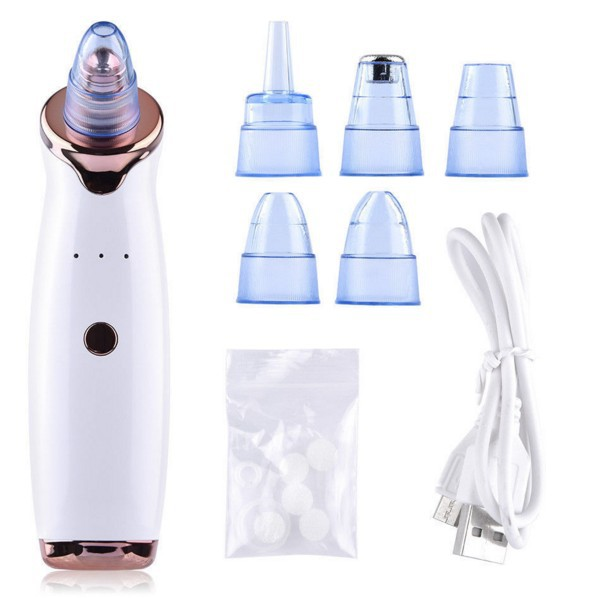 Beauty Tool Machine Whitehead Removal Suction Pore Cleaner Vacuum Acne Pimple Comedone Extractor Tool Set Kit Blackhead Remover