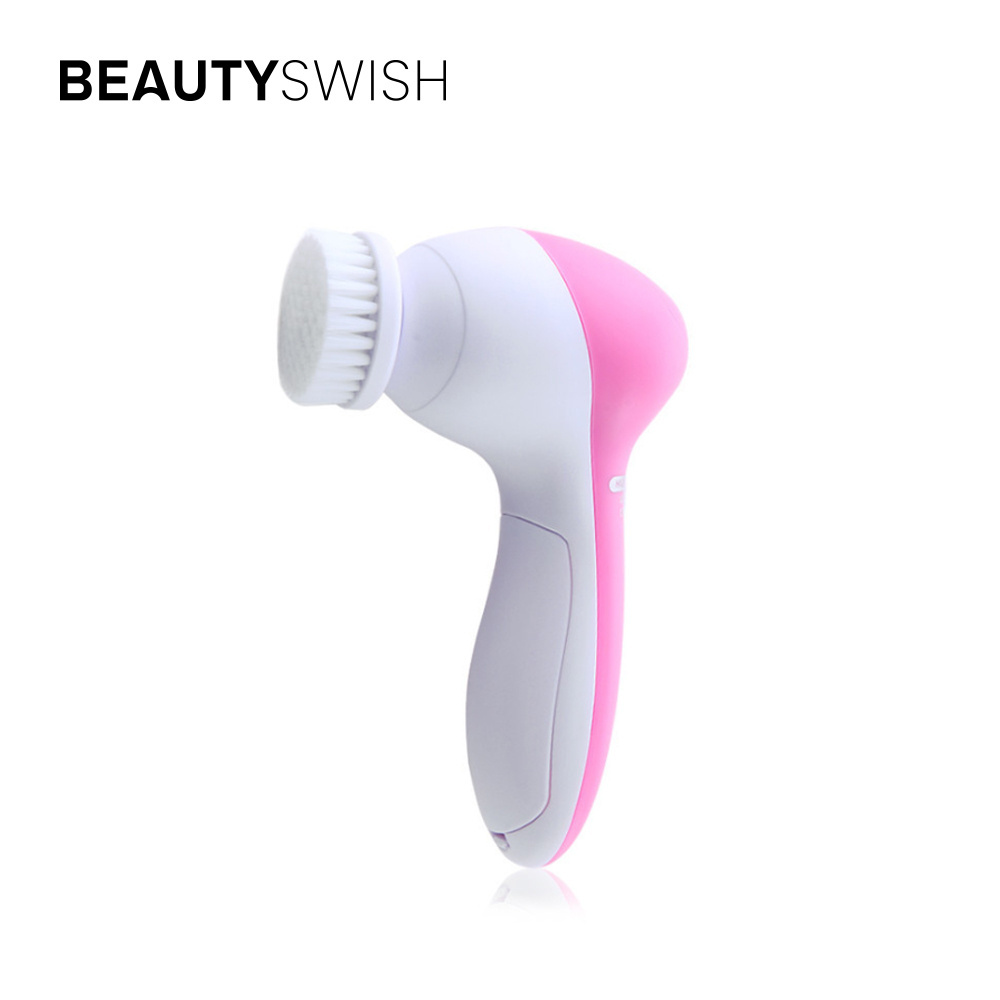 5 in 1 mini face cleaning exfoliator spin brush Beauty Care Massage Electric Facial Cleansing Brush, Skin Care Face Massager