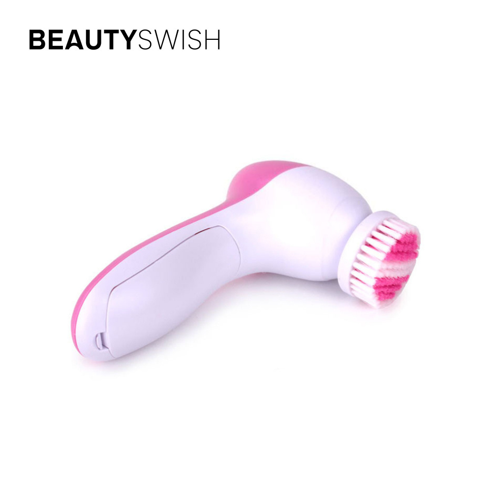 5 in 1 mini face cleaning exfoliator spin brush Beauty Care Massage Electric Facial Cleansing Brush, Skin Care Face Massager