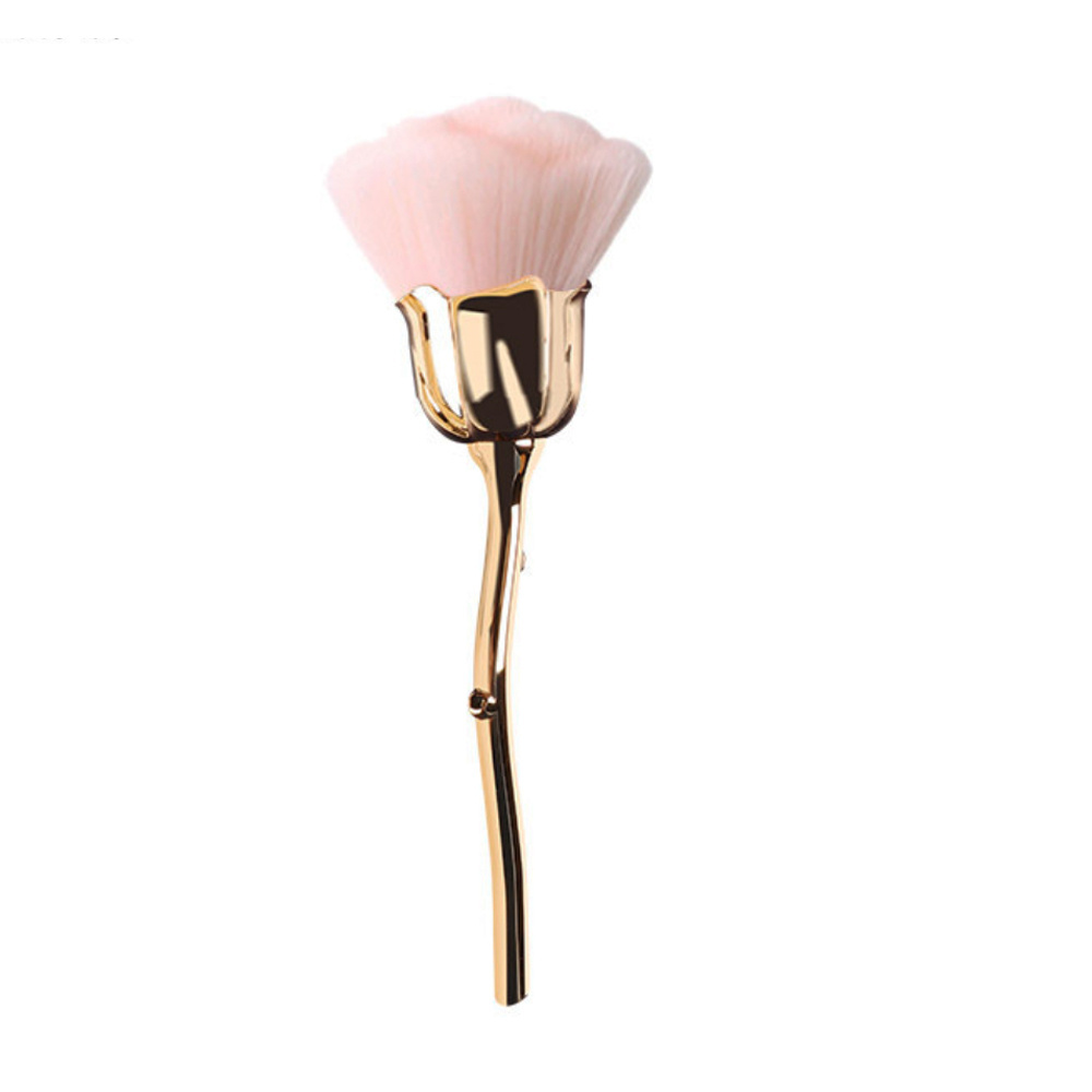 2022 Hot Selling Powder Blush Brush Rose Black Red Gold Silver Single Makeup Brush