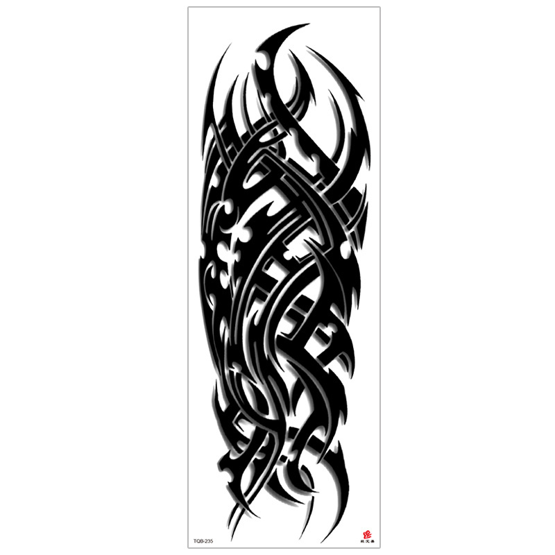 Wholesale New Cool Sleeve Designs Long Lasting Temporary Body Art Full Arm Tattoo Men