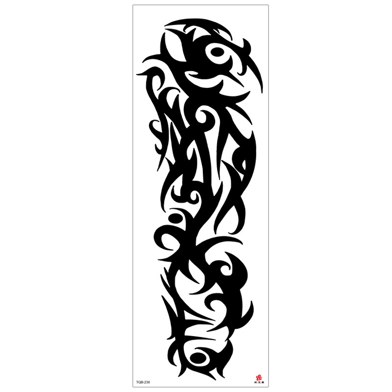 Wholesale New Cool Sleeve Designs Long Lasting Temporary Body Art Full Arm Tattoo Men