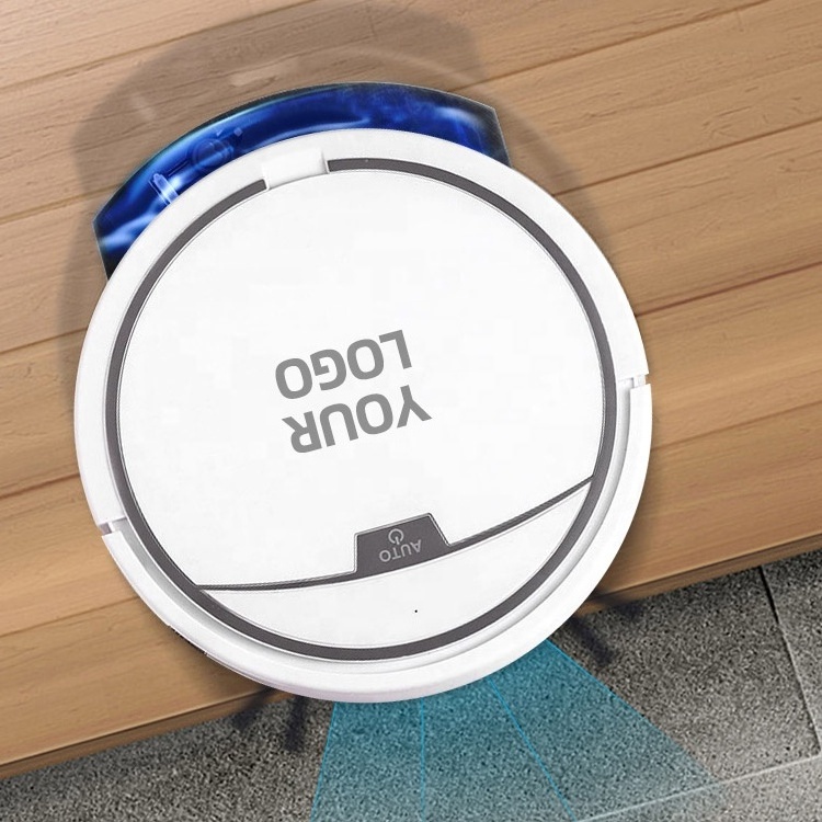 Logo customized intelligent home vacuum cleaner robot 3 in 1 floor mopping and sweeping machine