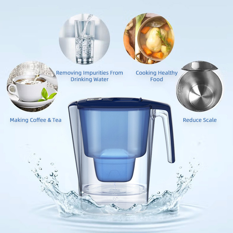 Large capacity 3.6L water purifier jug plastic water pitchers