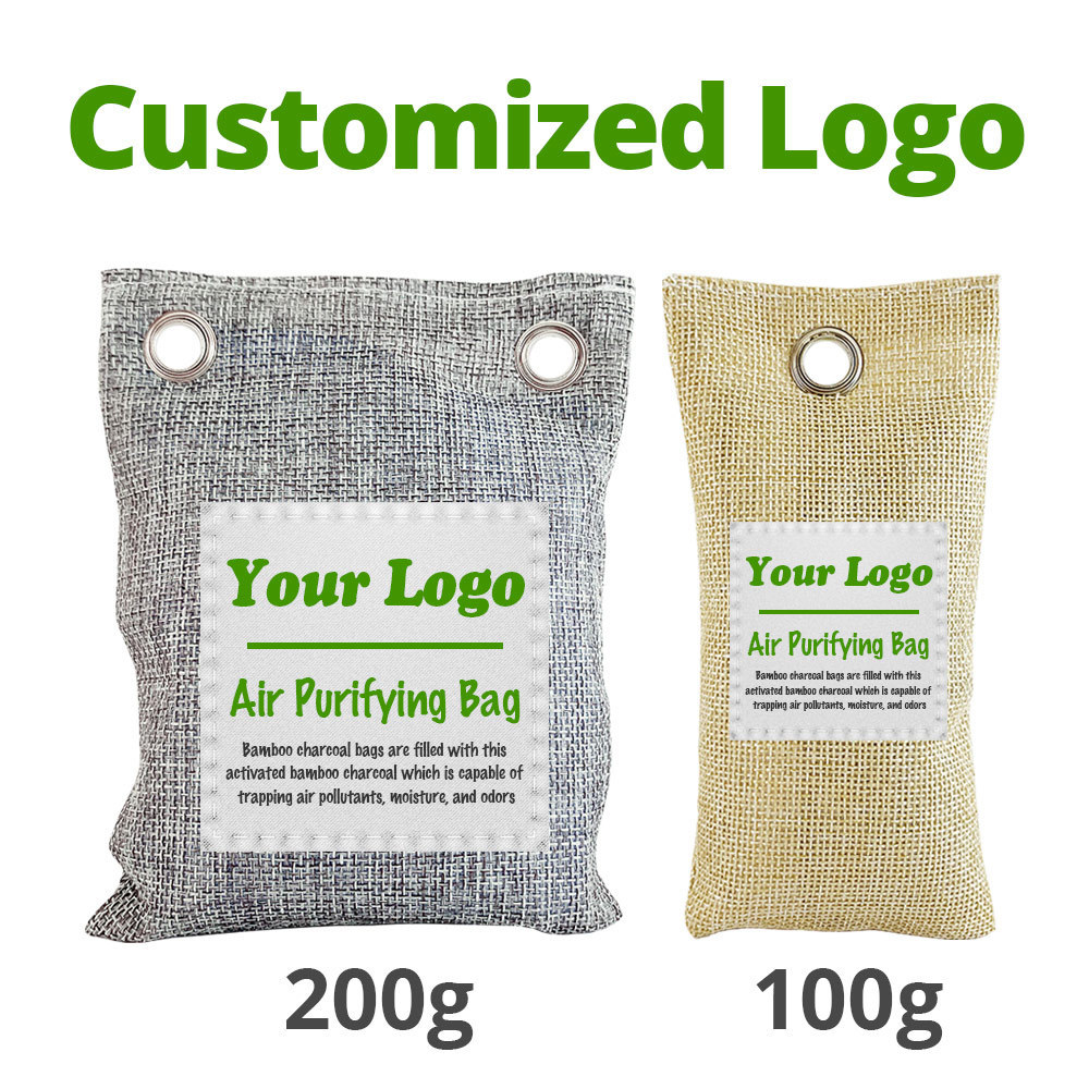 Wholesale Air Purifying Bag Coconut Shell Odor Eliminator Bamboo Charcoal Bag