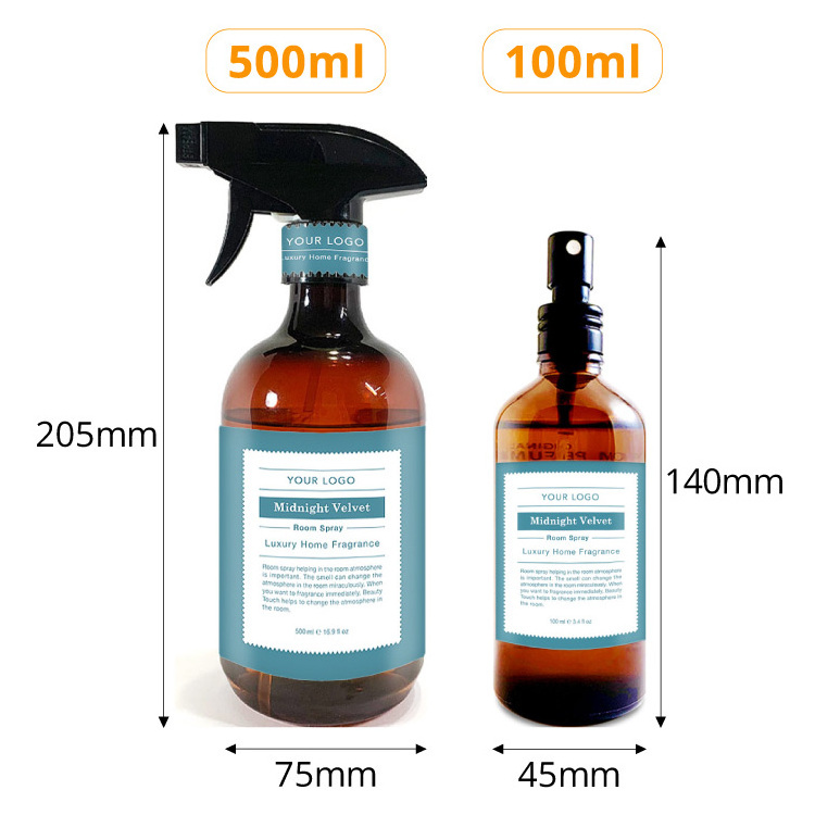 Hot Sale Concentrated Room Private Label Home Fragrance Spray Friendly Deodorant for Pet Odor Remover