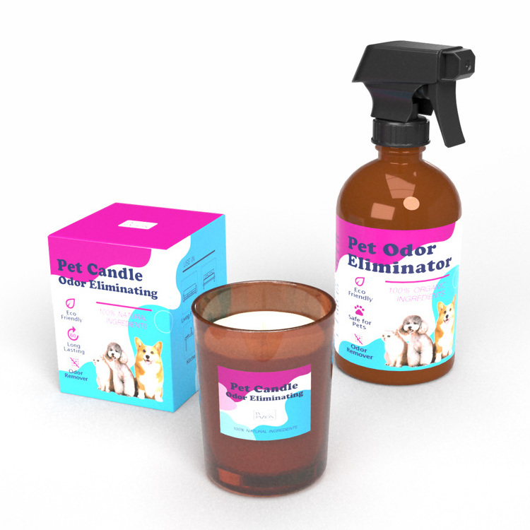 Natural Eco Friendly Air Freshener for Dog Cat Home Deodorants Pet Deodorizer Pet Friendly Scented Candle