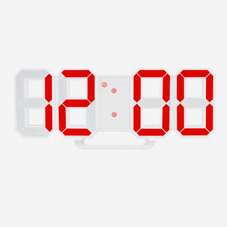 Transparent LED Digit Wall, Clock With LOGO digital clock electronic clock box decorative painting/