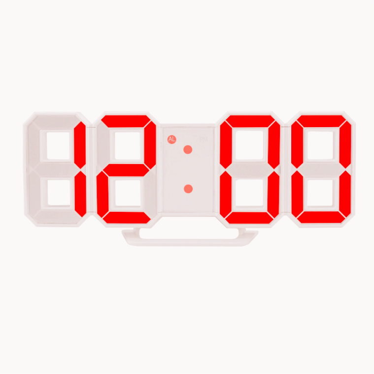 Transparent LED Digit Wall, Clock With LOGO digital clock electronic clock box decorative painting/