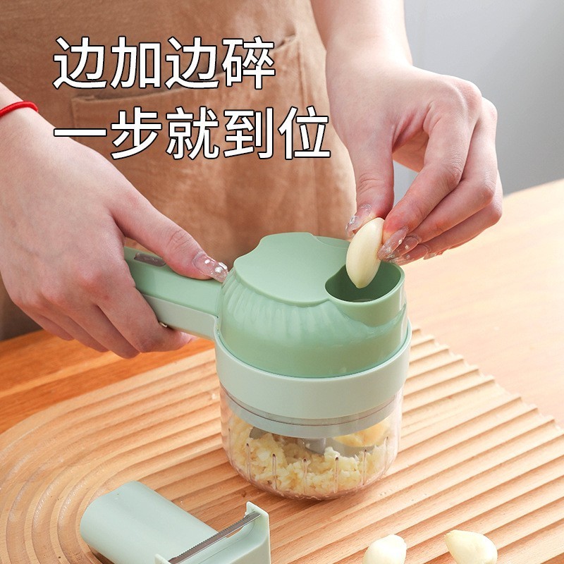 Wholesale Slicer Dicer, Onions 4 In 1 Handheld Electric Vegetable choppers kitchen vegetable/