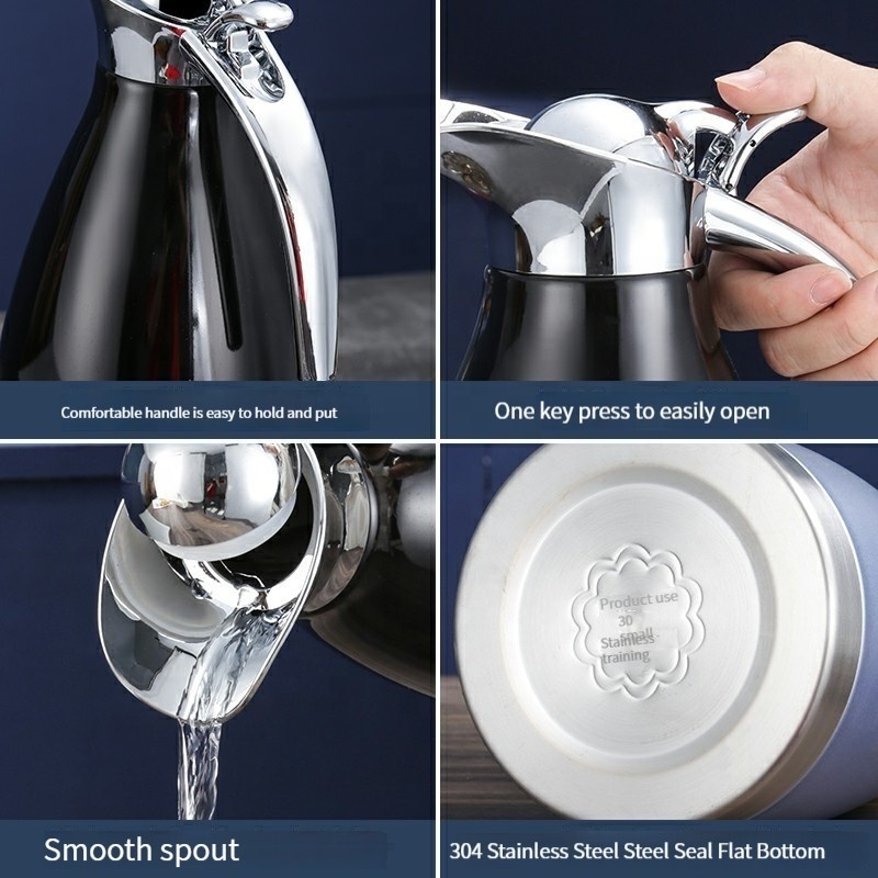 Student Glass Refill Inner Thermos,Thermal Insulated Metal Tea Flask For Home Coffee Hot Water Bottle Vacuum Thermo Jug/