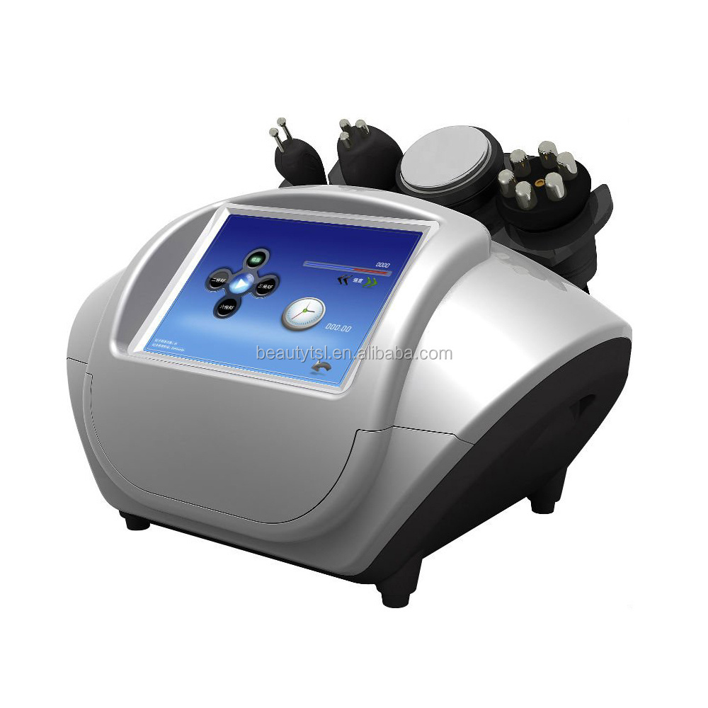 Multi-function RU+6 Ultrasonic Cavitation RF Hexapolar Tripolar Bipolar Radio Frequency Slimming Machine