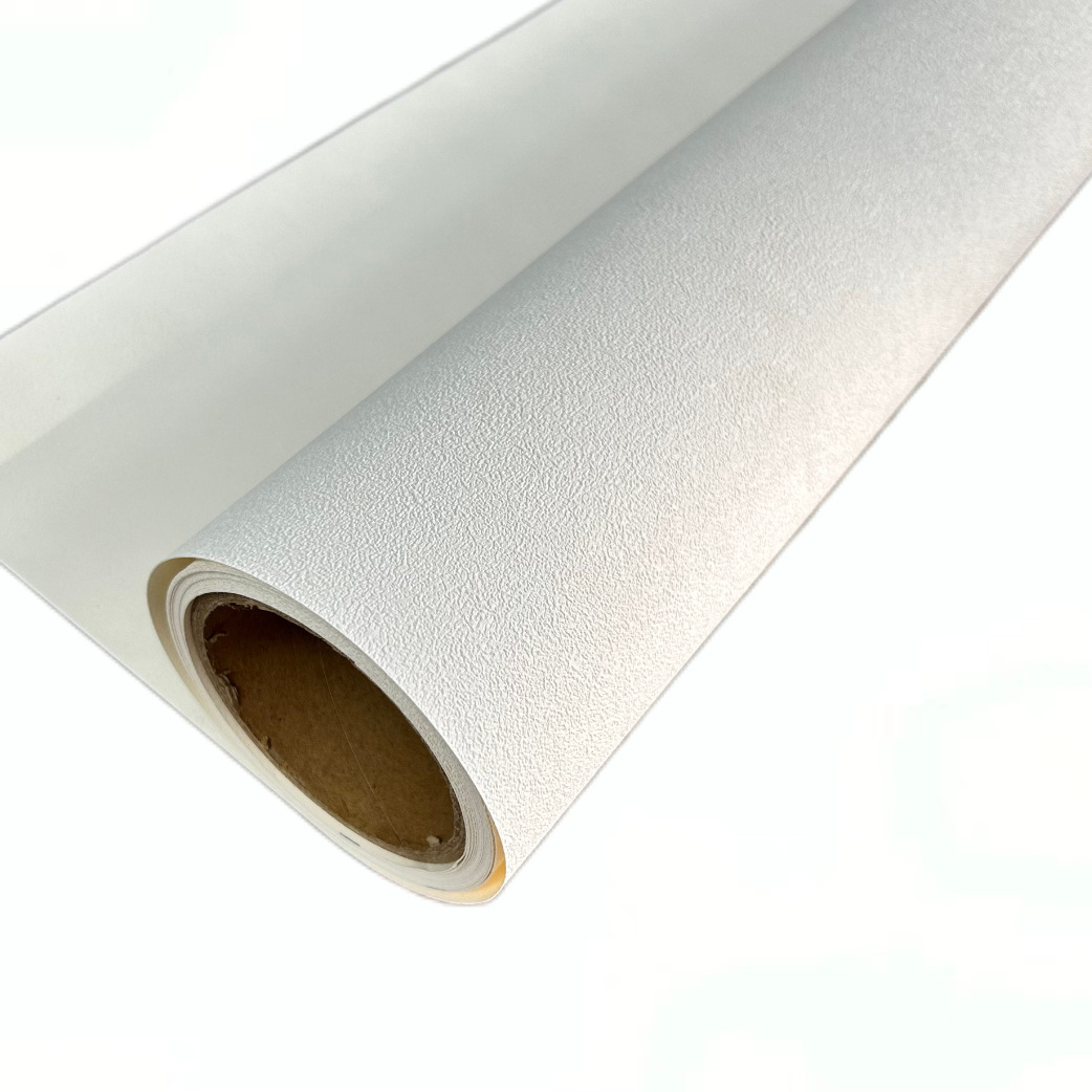 China Factory Golden Supplier Eco-solvent Printable Blank Wallpaper Rolls Blank Rolls White Printable wallpaper White Wallpaper