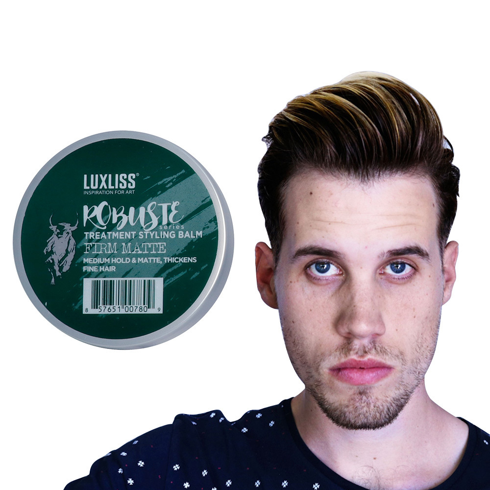 LUXLISS Hair Styling Wax Private Label Products Hair Styling Hold Thickens Styling Balm Hair Wax Gel for Men