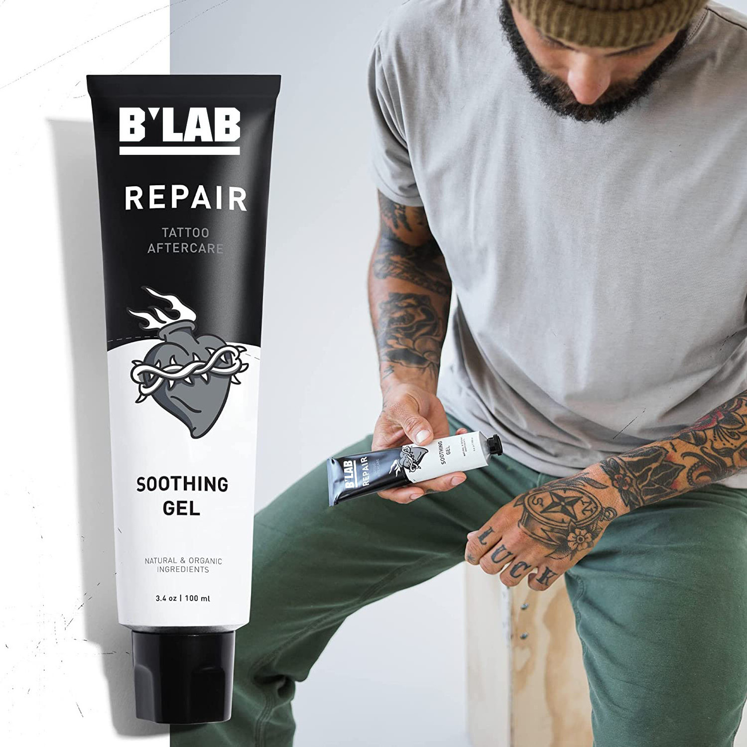 Private Label Body Art Skin Care Tattoo Balm Moisture Skin Tattoo Removal Cream Smooth for Tattoo Cream Aftercare