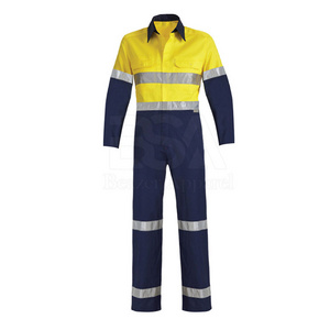 Private Label Zipper Safety Coverall Nylon Polyester Made Wholesale Safety Coverall In Low Price