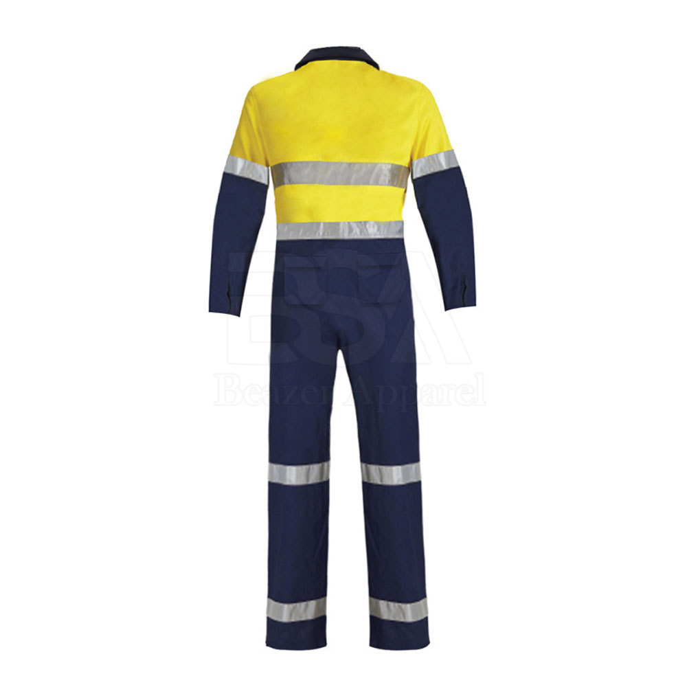 Private Label Zipper Safety Coverall Nylon Polyester Made Wholesale Safety Coverall In Low Price