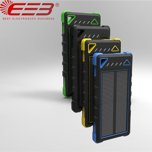 BEB solar charger silicone case Dual USB 8000mAh cheap cell phone solar charger For Mobile Phone iPhone 6