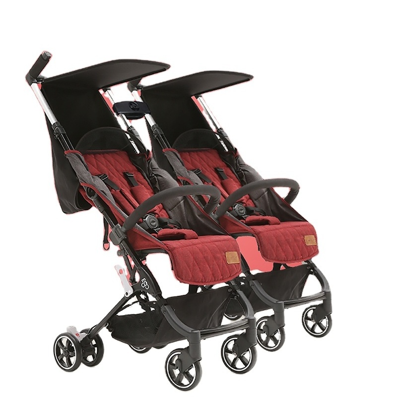 2018 newborn twin stroller double side by side baby stroler carriage easy go kids stroller jogger