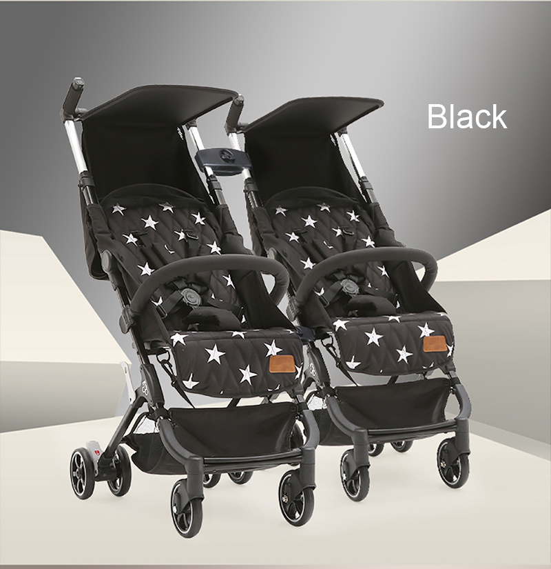 2018 newborn twin stroller double side by side baby stroler carriage easy go kids stroller jogger