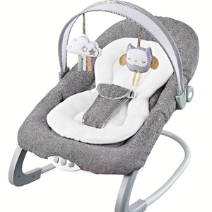 Bouncer & Rocker Convenient and Portable Rocker and Bouncer for Babies Includes Soft Toys and Soothing Vibrations