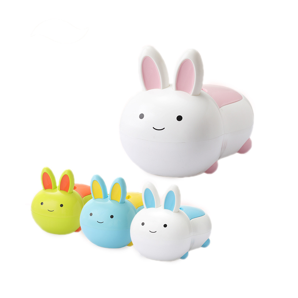 Cute Rabbit Portable Baby Potty Multifunction Baby Toilet Car Potty Child Pot Training Girls Boy Potty Kids Chair Toilet