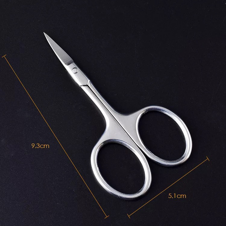 Curved Fine Tip Multi-purpose Surgical Stainless Steel Nail Cuticle Hair Cut Beauty Grooming Trimming Scissors