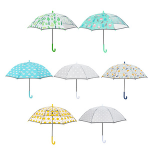 Wanliman Cute Cartoon 65cm Umbrelbeltew Waterproof Cover Children Umbrella Printing Small for Children Long Umbrella Manual