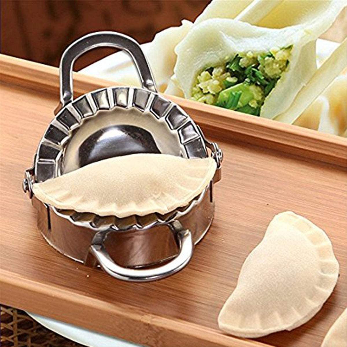 Stainless Steel Dumplings Skin Maker Dumpling Machine Kitchen A Pressure Molding Dumpling Mold Cut Pinch