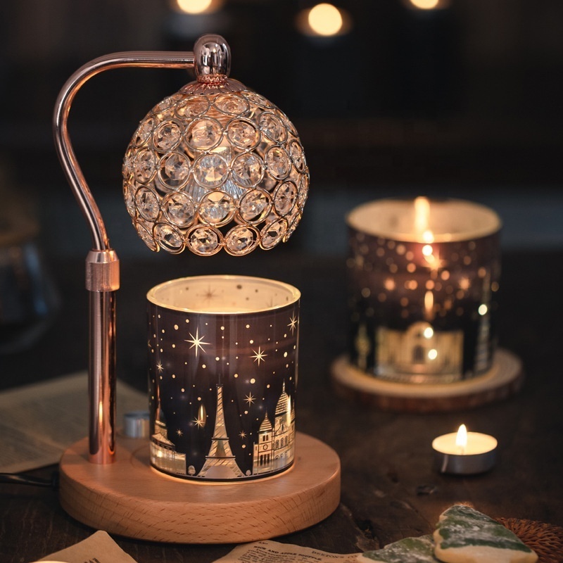 Hot Selling Customized Starry Sky Soy Wax Candles Led Light Scented Candle For Home Decoration