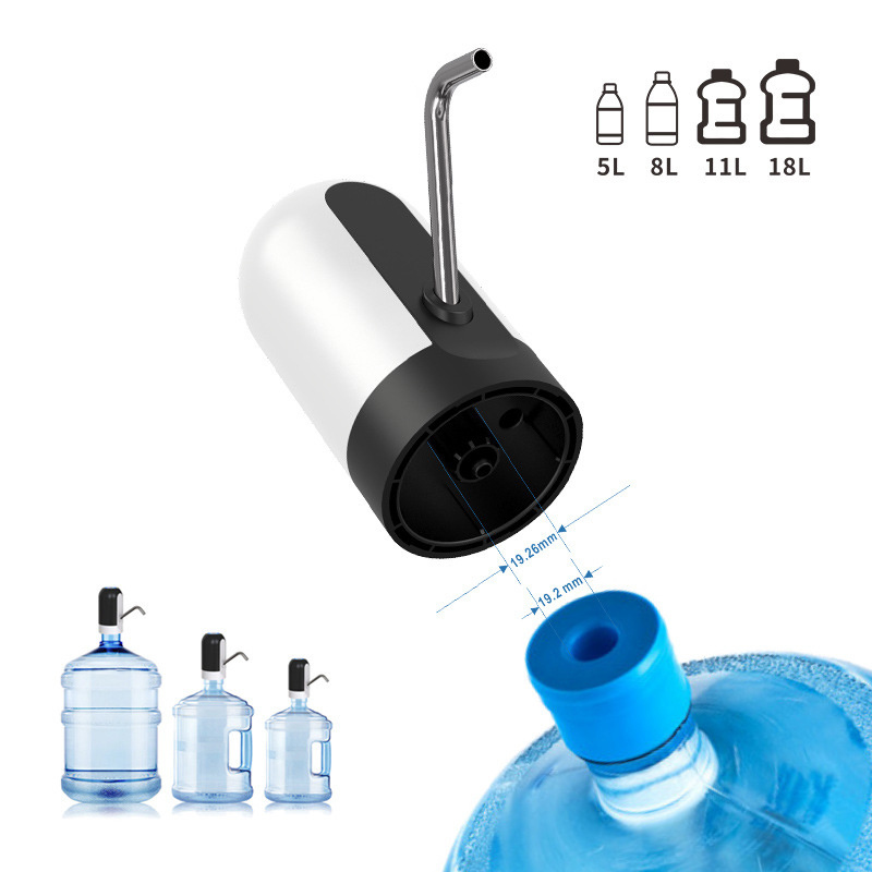 2023 Water Dispenser Pump Stainless steel Touch Wireless Electronic Fast White Cooler Sensor Replacement For 5 Gallon Bottle