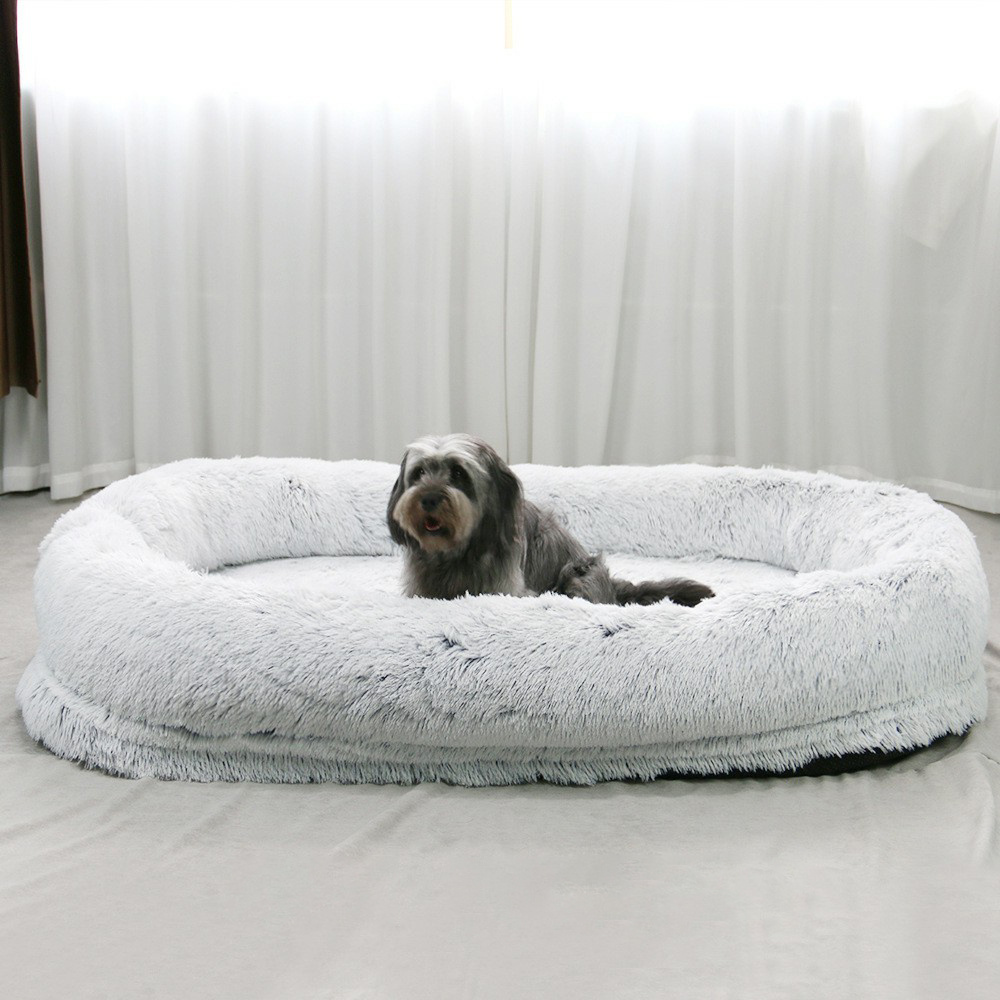 Luxury Human Dog Bed Products Size Giant Large Sized Milounge Human-Sized Fluffy Bundle Big Plufi 170 Cm Gravity Xxl For Human