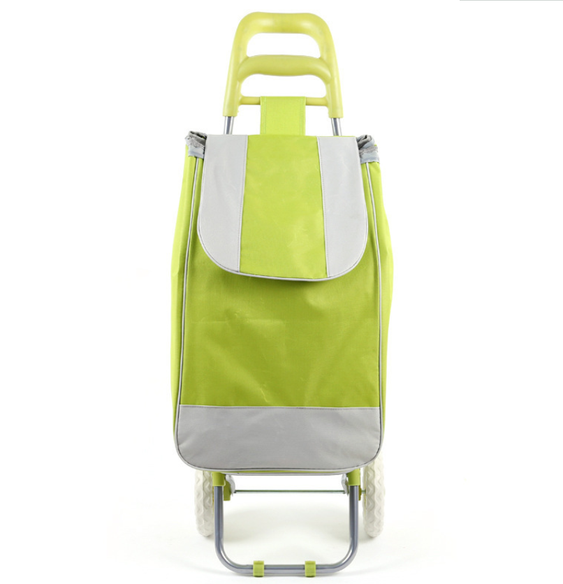 Hot selling folding 600D OXford polyester supermarket store shopping bag shopping trolley cart