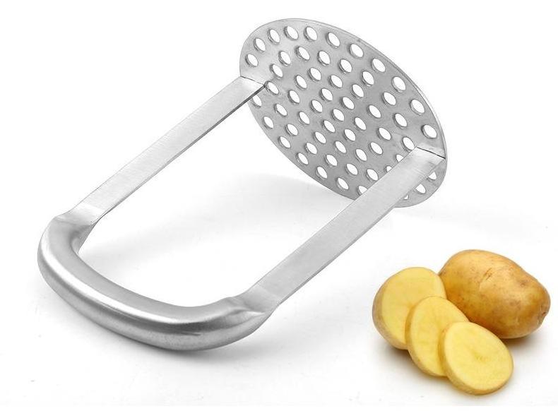 Easy Use Kitchen Non Slip Potato Masher Bean Vegetable Fruits Garlic Masher Presser