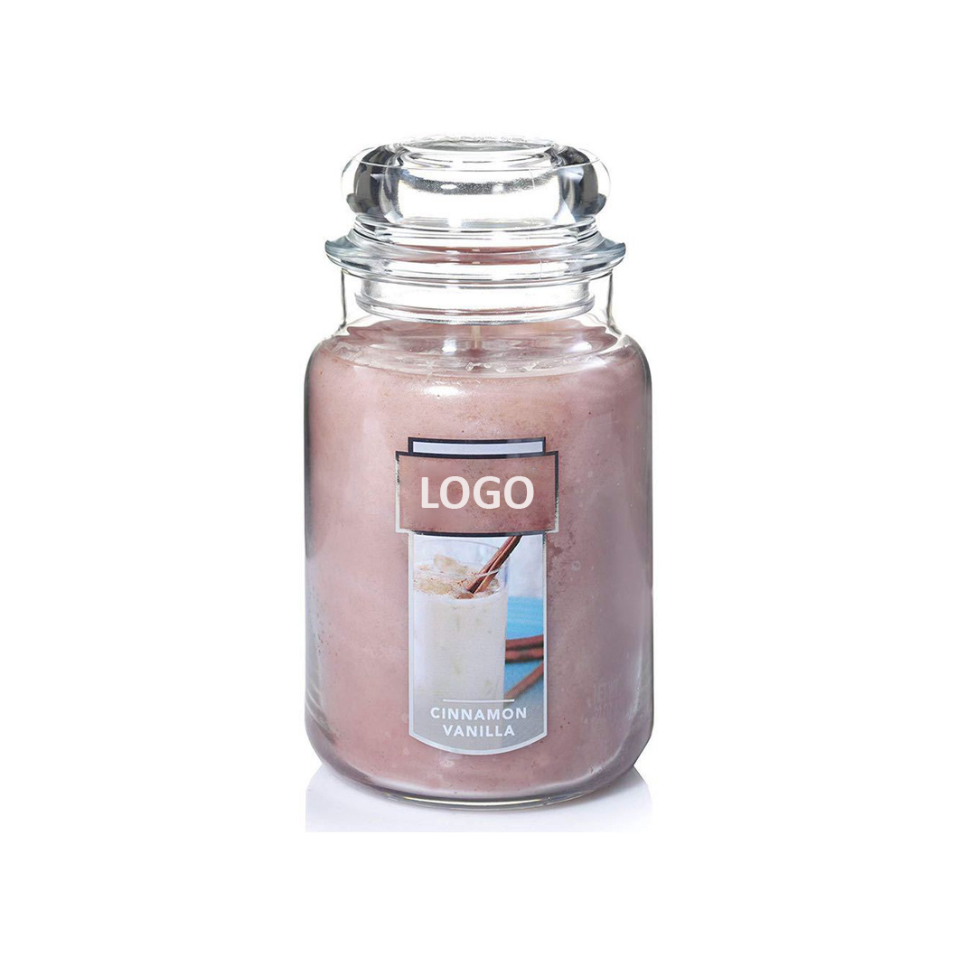 New Design home fragrance long lasting glass jar scented candles