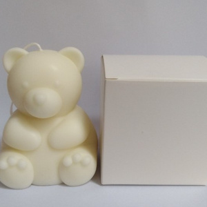 Cute Little Bear Candle Photo Prop Home Decoration Bear Modeling Candle Soybean Wax Birthday Gift Bear Candle