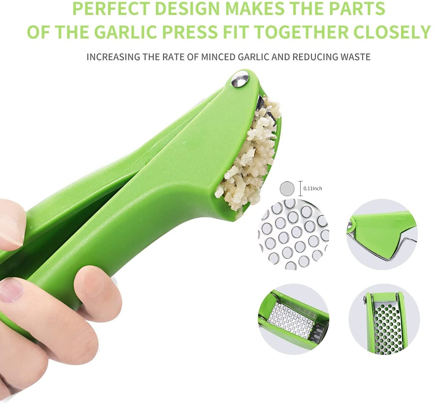 Manual  Garlic Press Mincer Ginger Crusher Peeler Squeezer Garlic Presser Chopper