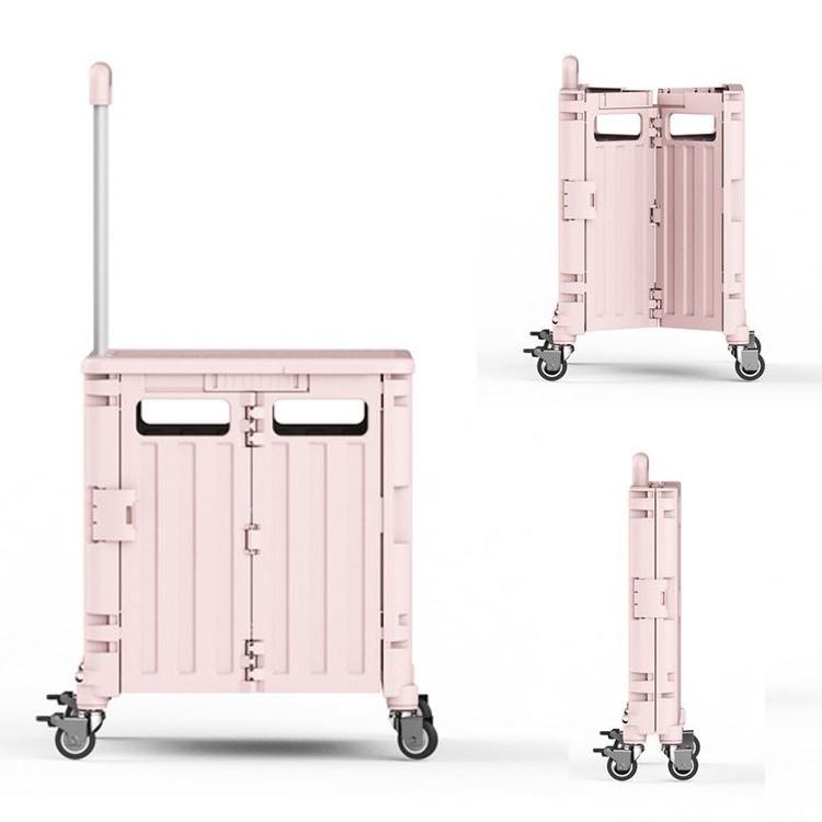 commercial shopping cart carrito de la compra plegable folding trolley for luggage lightweight