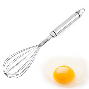 Stainless Steel Rotary Kitchen Hand Tool Portable Whisks Manual Egg Beater Mixer