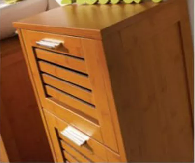 Living Room Bathroom Cabinet bamboo Drawer furniture Weight: customized