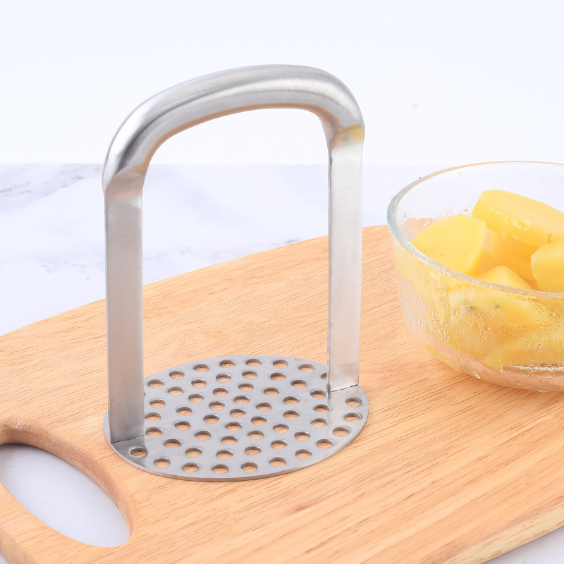 Easy Use Kitchen Non Slip Potato Masher Bean Vegetable Fruits Garlic Masher Presser