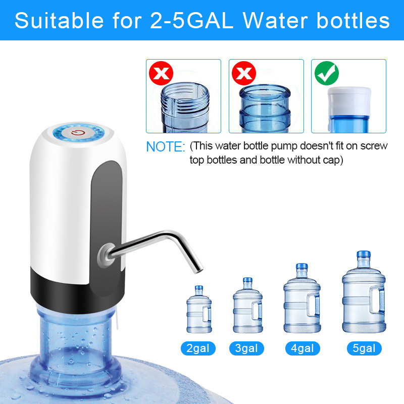 2023 Top Seller Water Dispenser Pump Drinking Portable Freestanding Desktop Hot Cold Automatic Electric Bottled For Kitchen