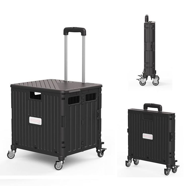 commercial shopping cart carrito de la compra plegable folding trolley for luggage lightweight