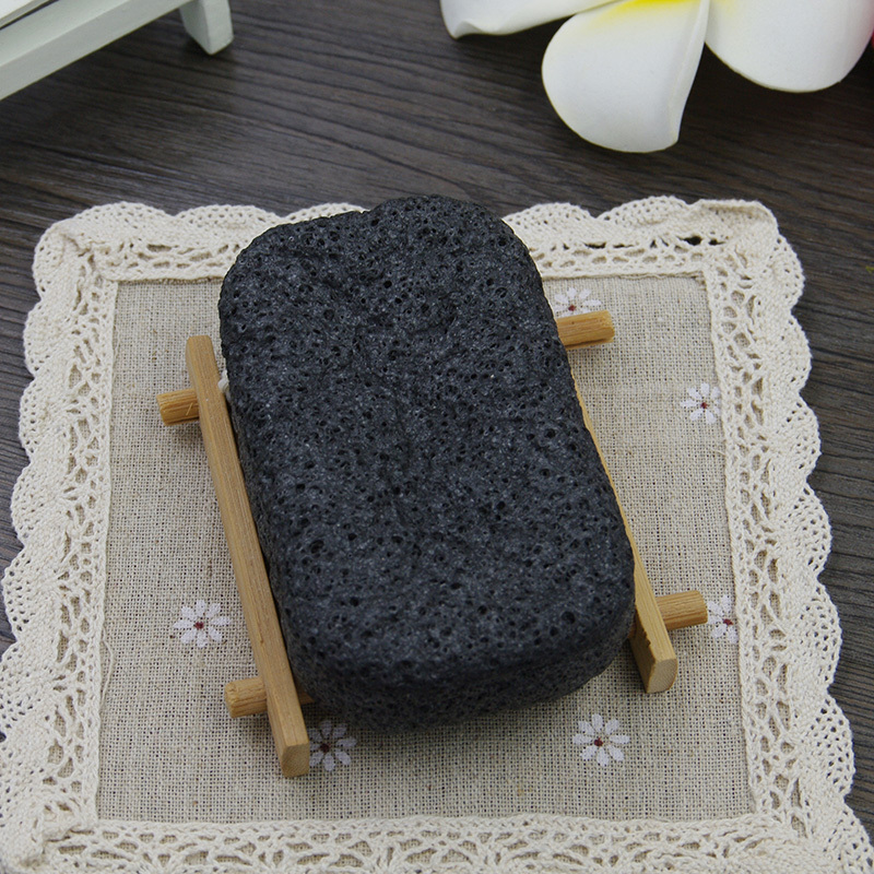 Bebevisa Bamboo Charcoal Konjac Sponge 100% Nature Plant Fibre Control Oil Exfoliating Deeply Cleansing