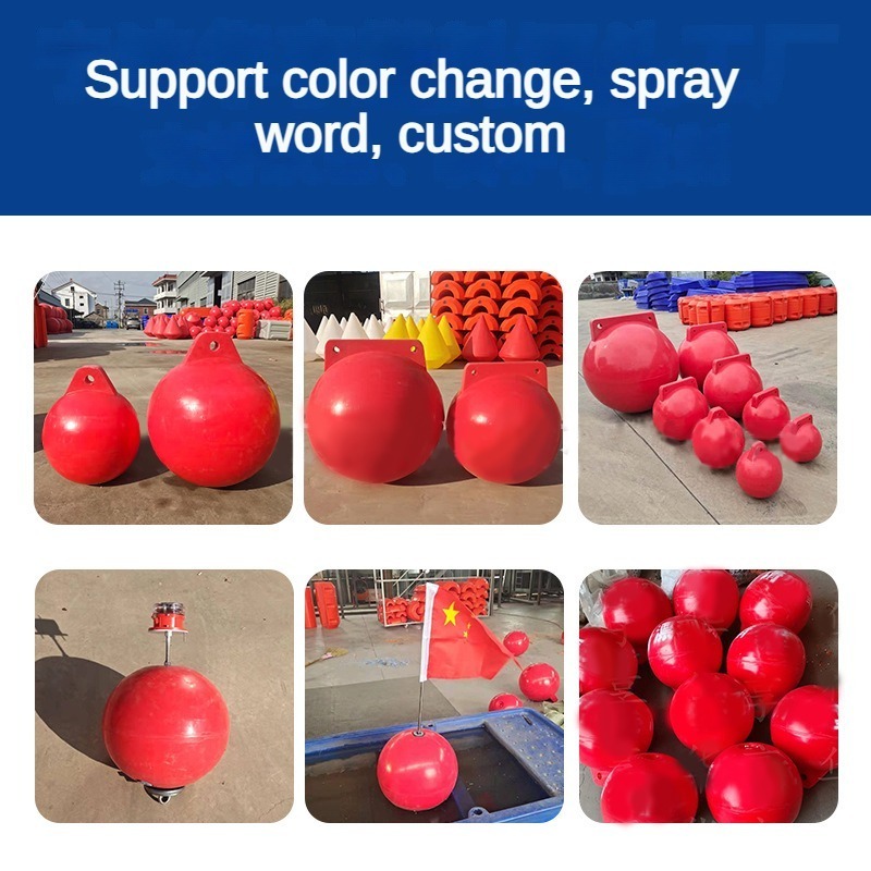 Factory Wholesale EPS foam filled floating ball plastic ball with single ear