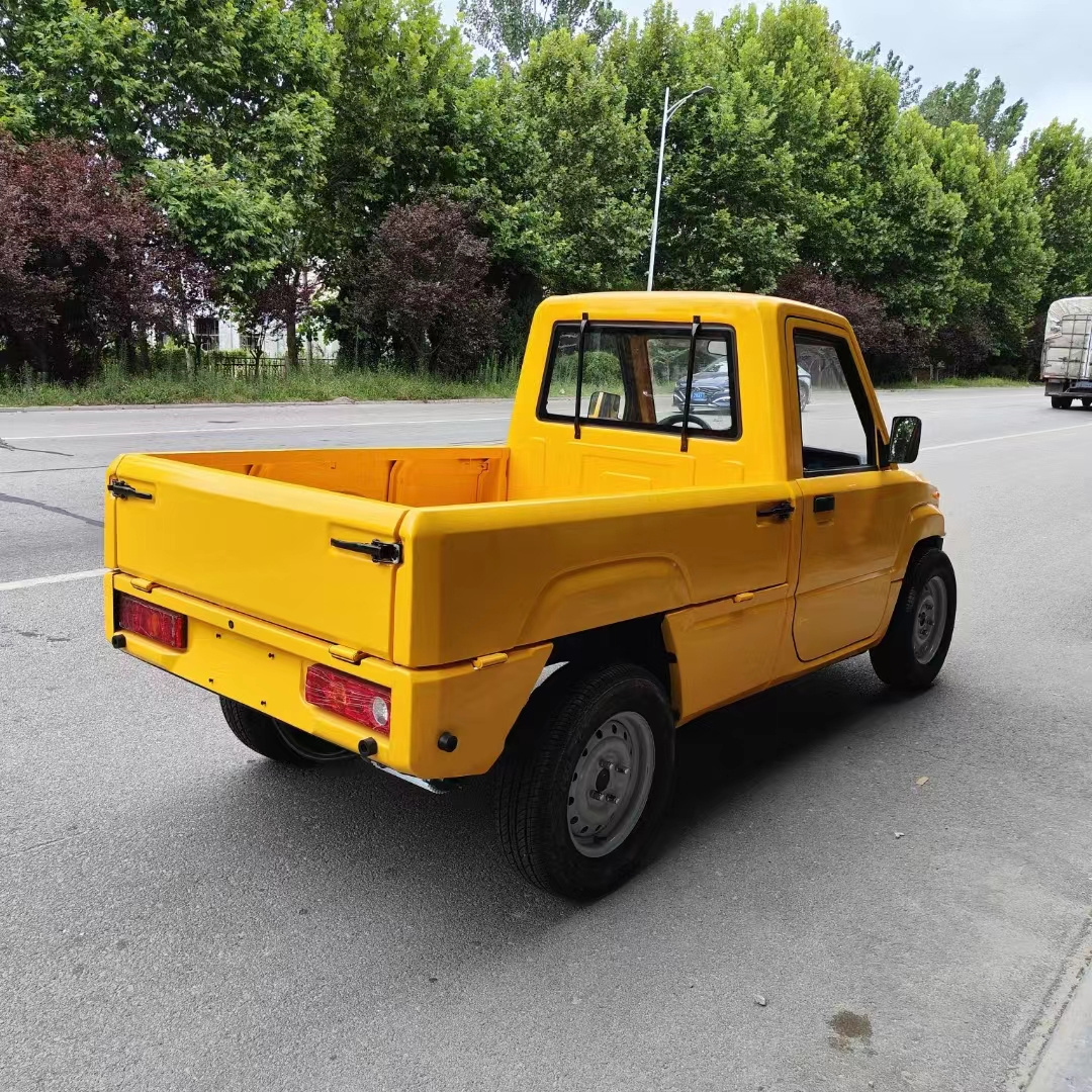 Hot Selling Multi-function battery  four-wheel drive camper Chinese operated cargo electric truck 4x4 mini pickup