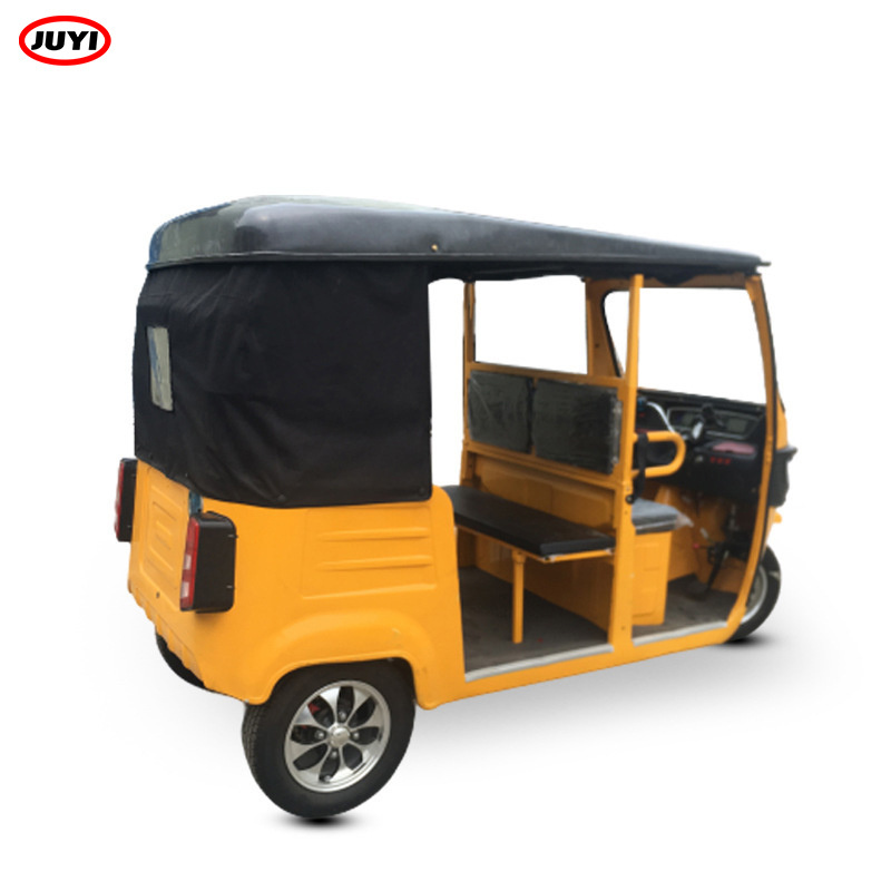 Custom Service Big Space Electric tricycle Scooter factory offered solar charger 3 wheels electric Sightseeing Tuk Tuk tricycle