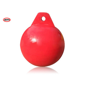 Factory Wholesale EPS foam filled floating ball plastic ball with single ear