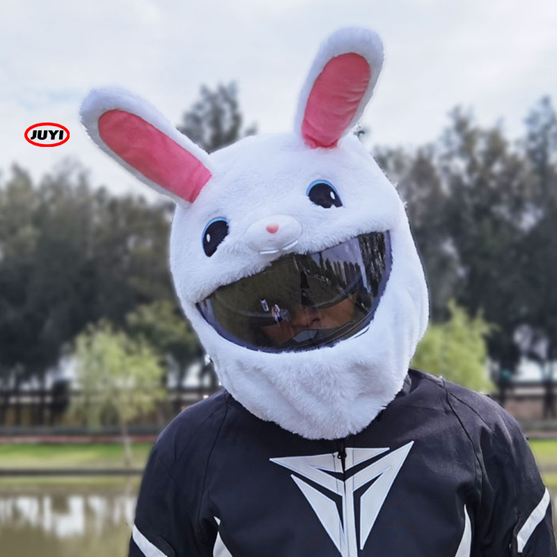 2024 High quality customization Santa Claus Stitch Devil Rabbit Bunny  motorcycle helmets protective cartoon cover