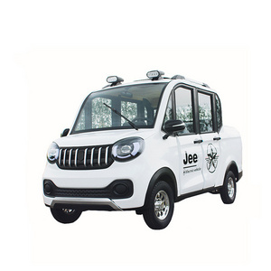 Custom Service China mini electric cargo vehicle mini jeep pickup electric truck  with Cargo Box